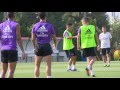 Cristiano and Benzema return to group training