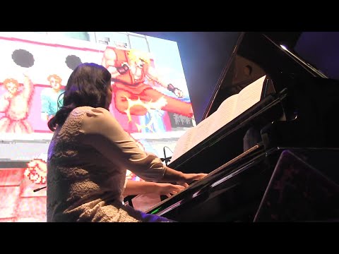 Street Fighter 2: Ken's Theme ft. Yoko Shimomura 下村陽子 Live on VCON (Rare Footage)