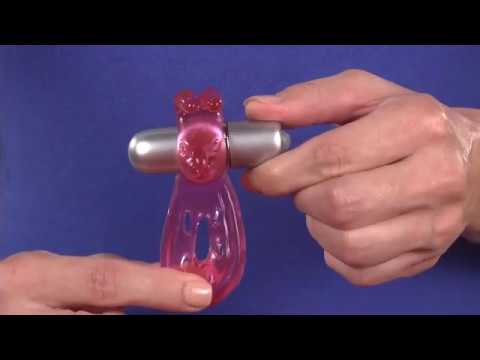 Эрекционное виброкольцо CalExotics Micro Vibe Arouser Bunny