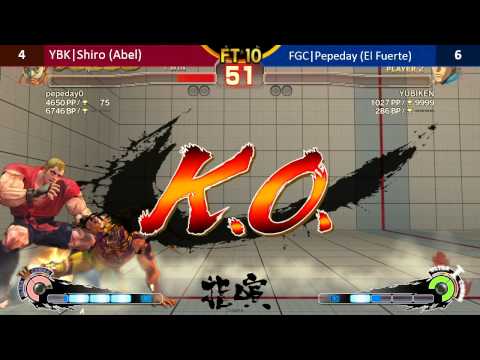 指喧 - YUBIKEN - FT10 YBK Shiro (Abel) vs FGC Pepeday (El Fuerte) 2014.10.23