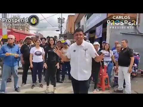 Inicio De Camapaña De Carlos prosperi En Cristobal Rojas Miranda