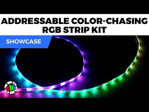 Meet the Color-Chasing LED Strip Kit: Customizable RGB Lighting