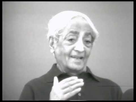 A mind that is free | J. Krishnamurti