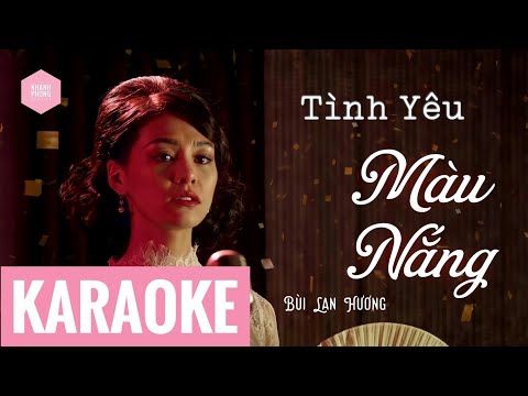 [Karaoke] Tình Yêu Màu Nắng - Bùi Lan Hương | Phạm Thanh Hà (GLEE)