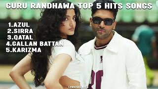 Download lagu Guru Randhawa Top 5 Hit Songs (Audio Jukebox) | Latest Punjabi Song| Lyricsgenree  mp3