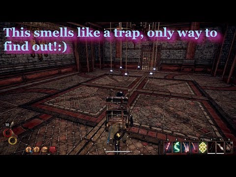 Outward how to open ornate chest in Vendavel fortress , the rope puzzle and how to get the key