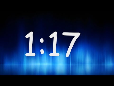 1:17 Minutes Timer / Countdown from 1min 17sec
