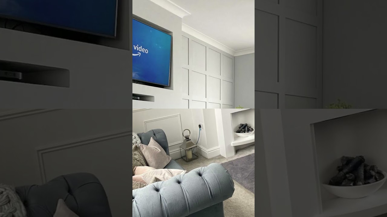 9 ways to add panelling to your living room #wallpanelling