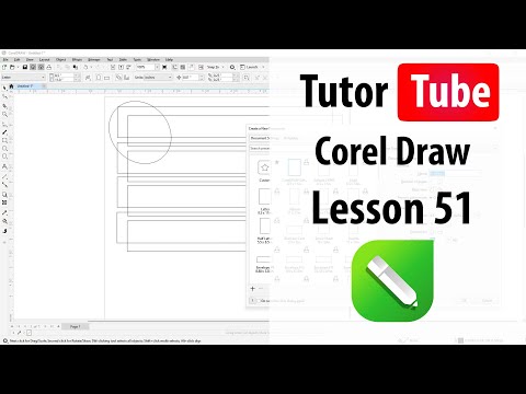 Corel Draw Lesson 1 Welcome Screen and Getting Started