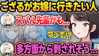【まとめ】ござるとお互い"嫁"と"旦那"にしたいことが発覚しテンションが上がるスバルw【風真いろは/大空スバル/ホロライブ/切り抜き】