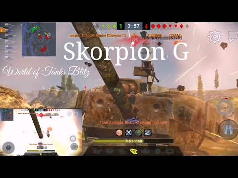World of Tanks Blitz Skorpion G 😂 4661 damage 6 kills +Mastery Badge+WoT Music🤣