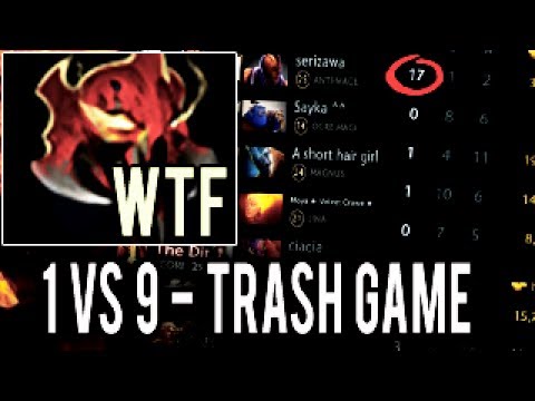 Unreal 1 vs 9 inYourdreaM Best Anti-Mage Madness Trash Gameplay Epic Solo Gameplay WTF Dota 2