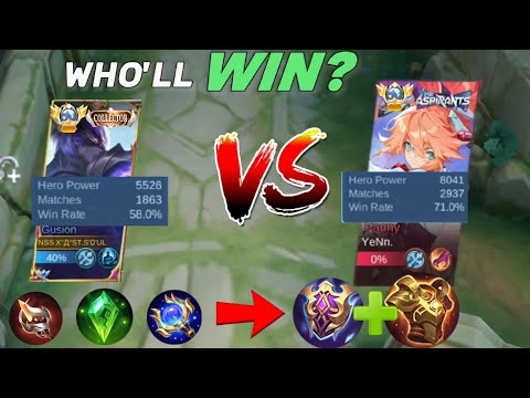 GLOBAL GUSION VS GLOBAL FANNY IN RANK