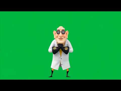 Funny character rubbing hands 4K green screen #vfxassets #greenscreen