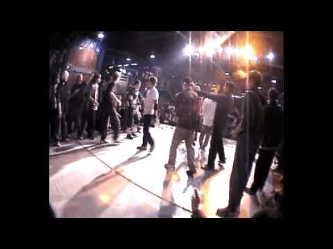 battle for the 3 place on breakdance festival OPEN4 (2004) in Moscow - part1
