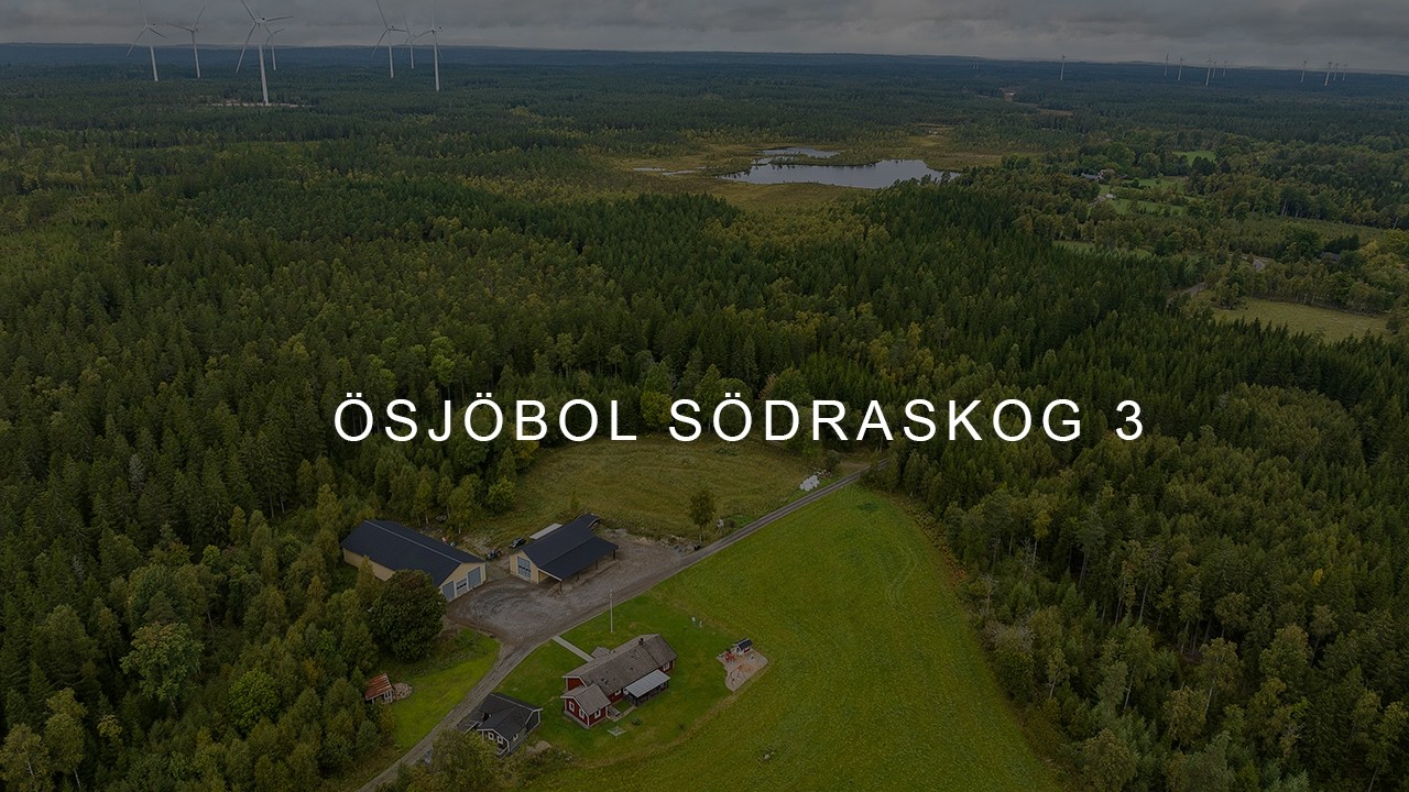 4 rum Gård/skog på Ösjöbol Södraskog 3 Åseda Uppvidinge kommun - video