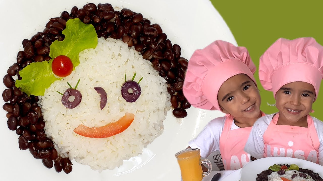 FEIJÃO E ARROZ DIVERTIDO PARA CRIANÇA | RECEITAS FOFINHAS PARA CRIANÇAS | COMIDA DIVERTIDA