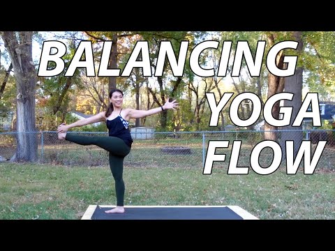 15 Minute Balancing Yoga Flow for Strong Legs, Ankles, & Feet 🔸 Intermediate Vinyasa Yoga
