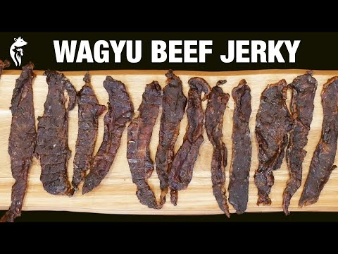 Making Beef Jerky On A Pellet Grill - Wagyu Beef Jerky