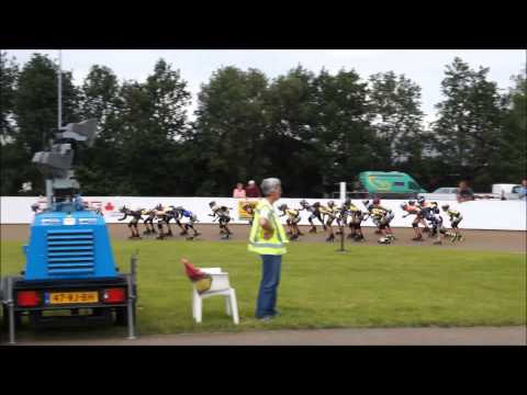 Pupillen 1 meisjes Elemination 3km Internationaal Skeeler Weekend 2014