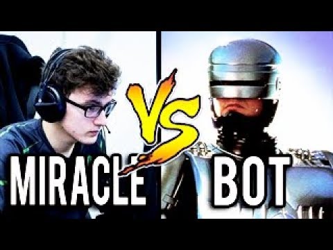Miracle- Vs BOT DOTA 2 TI7 NEW OPEN AI SKYNET