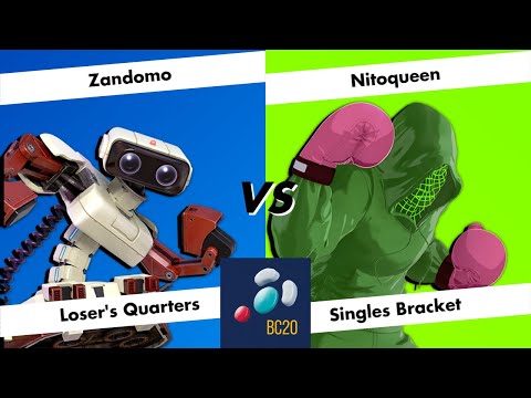 Button Check 20 - Loser's Quarters - Zandomo (Joker, Cloud, R.O.B) vs Nitoqueen (Little Mac)