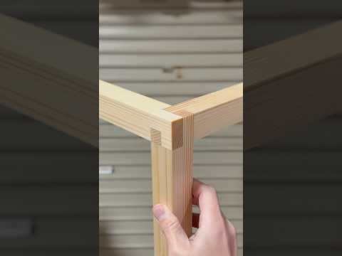 When joining three pieces of wood at a corner. #shorts
