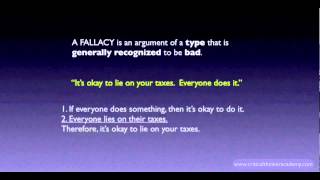 What is a Fallacy?