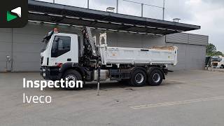 شاحنة قلابة IVECO Trakker 450 6X4 HIAB 144 E-3 Hiduo Kran Crane 11m3 Meiller 2-way | صورة 4 - Autoline