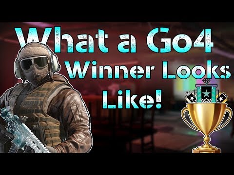 What a Go4 Winner Looks Like - Rainbow Six Siege Console Diamond