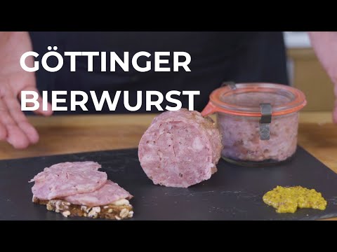 Göttinger Bierwurst - Schmeckt nicht nur zum Bier