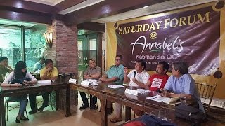 SATURDAY FORUM@ANNABELS - APRIL 8, 2017 (1ST PART)