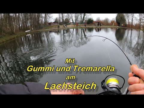 Mit Gummi und Tremarella am Lachsteich