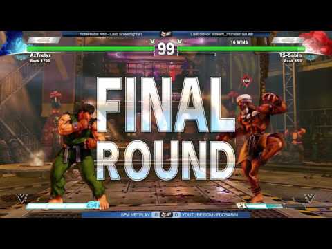 SFV Ranked Match - TS Sabin vs AZTrelyx [720p/60fps]