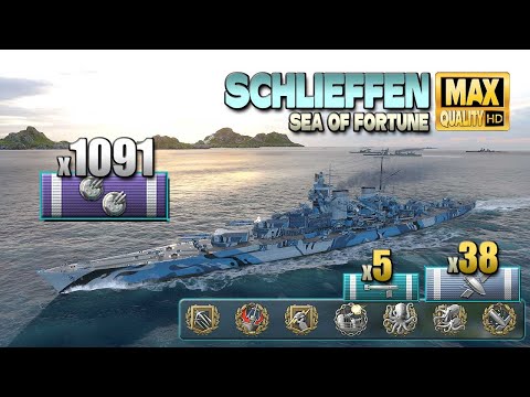 Battleship Schlieffen: Interesting strategy for a huge game - World of Warships