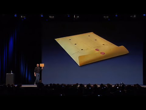 Launch of MacBook Air by Steve Jobs