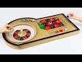 How To Make Mini Casino Roulette Game From Cardboard At Home