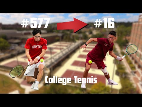 How I went from Ranked 500 to 16 in College Tennis