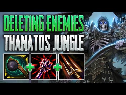 THANATOS IS THE DELETE BUTTON! Thanatos Jungle Gameplay (SMITE Conquest)