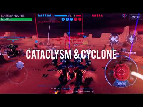 War Robots - [Au Ming Cataclysm - Cuirassier - Cyclone( Maxed Gameplays)