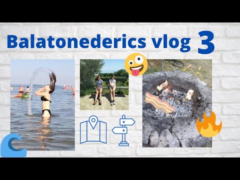 Among us nyaklánc, szalonna sütés, úszóstégről ugrálás | Balatonederics vlog borival 3. rész