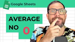 Average Without Zeros in Google Sheets