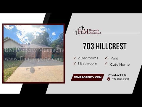 Hillcrest 701 & 703 / HAB - JV - Video 2 of 2