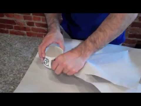 Part of a video titled How to Pack a Fragile Tea Set and Coffee Mug DIY Moving ... - YouTube