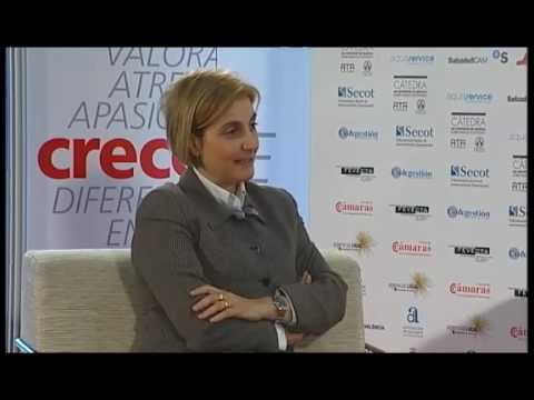 Cristina Vzquez en el Da de la Persona Emprendedora de la Comunitat Valenciana 2012