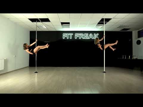 I wewnętrzne zawody Fitfreak Studio 2021 - Pole Dance Double Jagoda i Oliwia