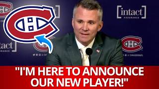 SURPRISE SIGNING! NO ONE COULD BELIEVE HE WENT TO THE HABS! LOOK AT THIS! CANADIENS NEWS