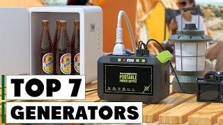 7 Must-Have Generators for Home and Travel