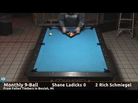 Shane Ladicks vs Rich Schmiegel (Hotseat) - 2017-01-07 Fallen Timbers monthly 9-ball