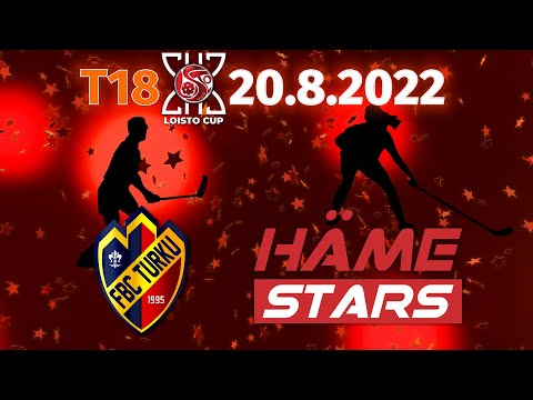 T18 Loisto Cup. FBC Turku - Häme Stars 20.8.22. Sport Garden, Turku